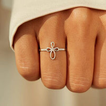 Load image into Gallery viewer, Sterling Silver Cross Ring