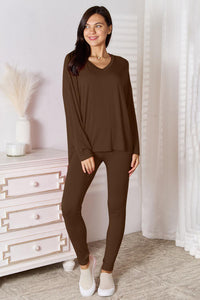 Long Sleeve Top and Pants Lounge Set (5 Colors)