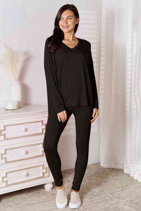 Long Sleeve Top and Pants Lounge Set (5 Colors)