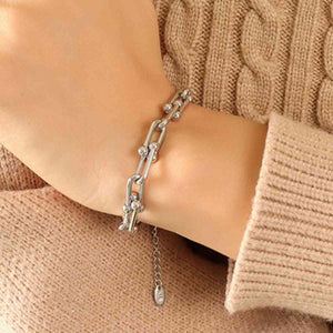 Chunky Chain Titanium Steel Bracelet