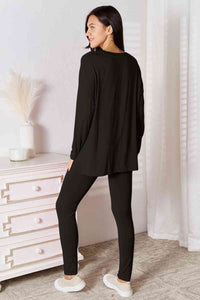 Long Sleeve Top and Pants Lounge Set (5 Colors)