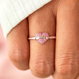 MOM Heart Shape Ring