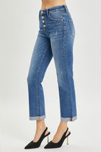 Load image into Gallery viewer, RISEN Button Fly Cropped Bootcut Jeans