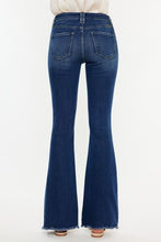 Load image into Gallery viewer, Kancan Cat&#39;s Whiskers Raw Hem Flare Jeans