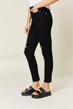 Load image into Gallery viewer, Judy Blue Distressed Tummy Control High Waist Skinny Jeans