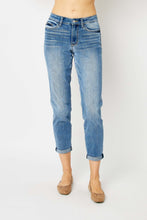 Load image into Gallery viewer, Judy Blue Cuffed Hem Slim Jeans