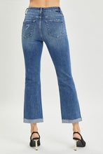 Load image into Gallery viewer, RISEN Button Fly Cropped Bootcut Jeans