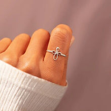 Load image into Gallery viewer, Sterling Silver Cross Ring