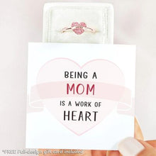 Load image into Gallery viewer, MOM Heart Shape Ring