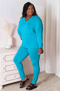 Long Sleeve Top and Pants Lounge Set (5 Colors)