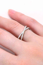 Load image into Gallery viewer, Moissanite 925 Sterling Silver Crisscross Ring