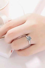 Load image into Gallery viewer, Adored 925 Sterling Silver 3 Carat Moissanite 6-Prong Ring