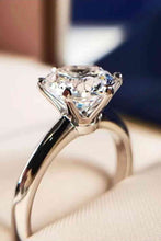 Load image into Gallery viewer, Adored 925 Sterling Silver 3 Carat Moissanite 6-Prong Ring