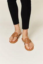 Load image into Gallery viewer, Forever Link Cutout PU Leather Open Toe Sandals