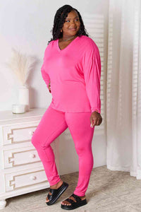 Long Sleeve Top and Pants Lounge Set (5 Colors)