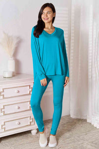 Long Sleeve Top and Pants Lounge Set (5 Colors)