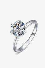 Load image into Gallery viewer, Adored 925 Sterling Silver 3 Carat Moissanite 6-Prong Ring