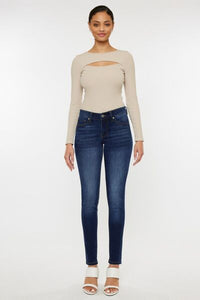 Kancan Mid Rise Skinny Jeans