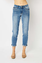 Load image into Gallery viewer, Judy Blue Cuffed Hem Slim Jeans