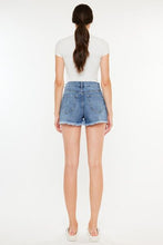 Load image into Gallery viewer, Kancan Distressed Raw Hem High Waist Denim Shorts