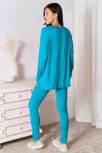 Long Sleeve Top and Pants Lounge Set (5 Colors)